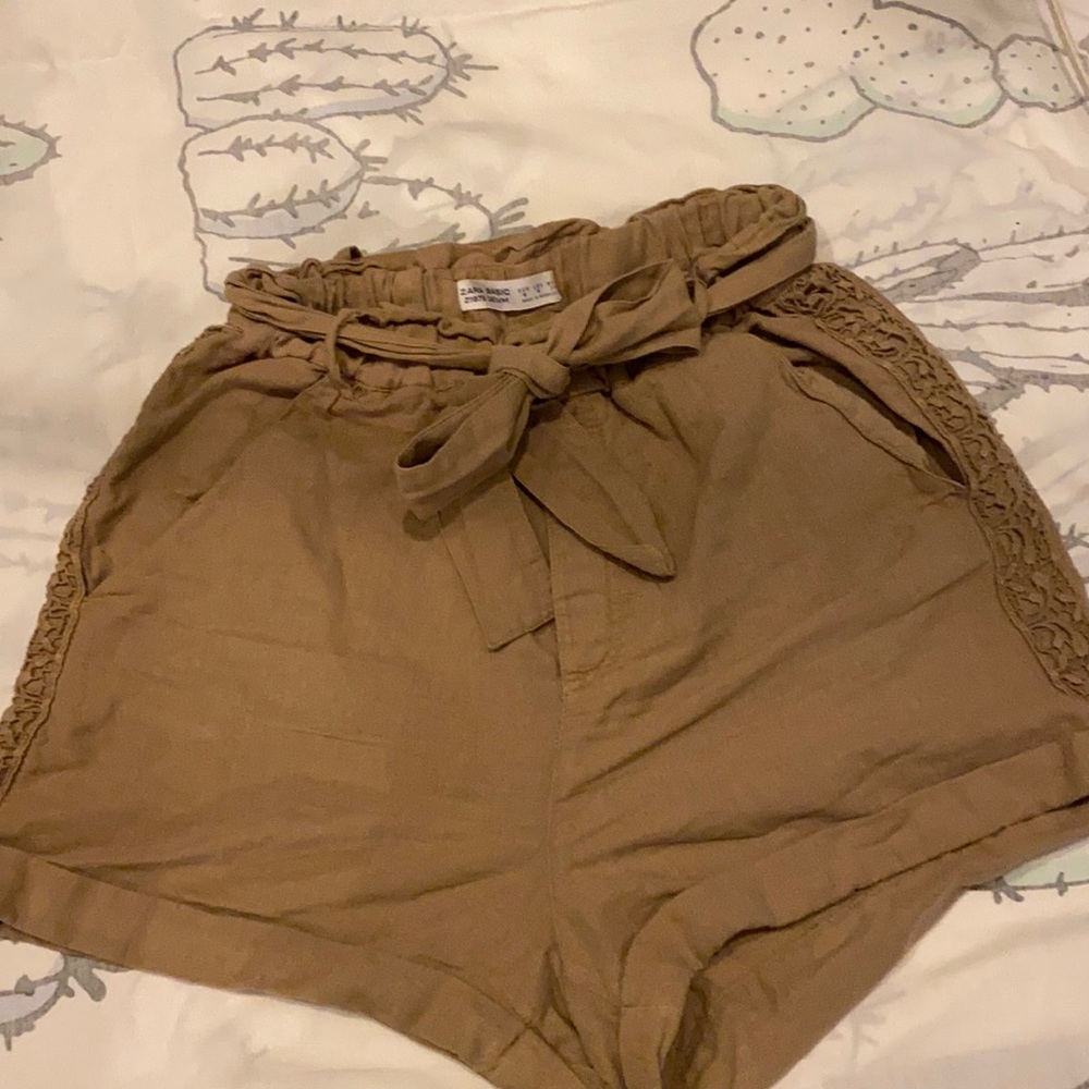 Zara Linen Shorts